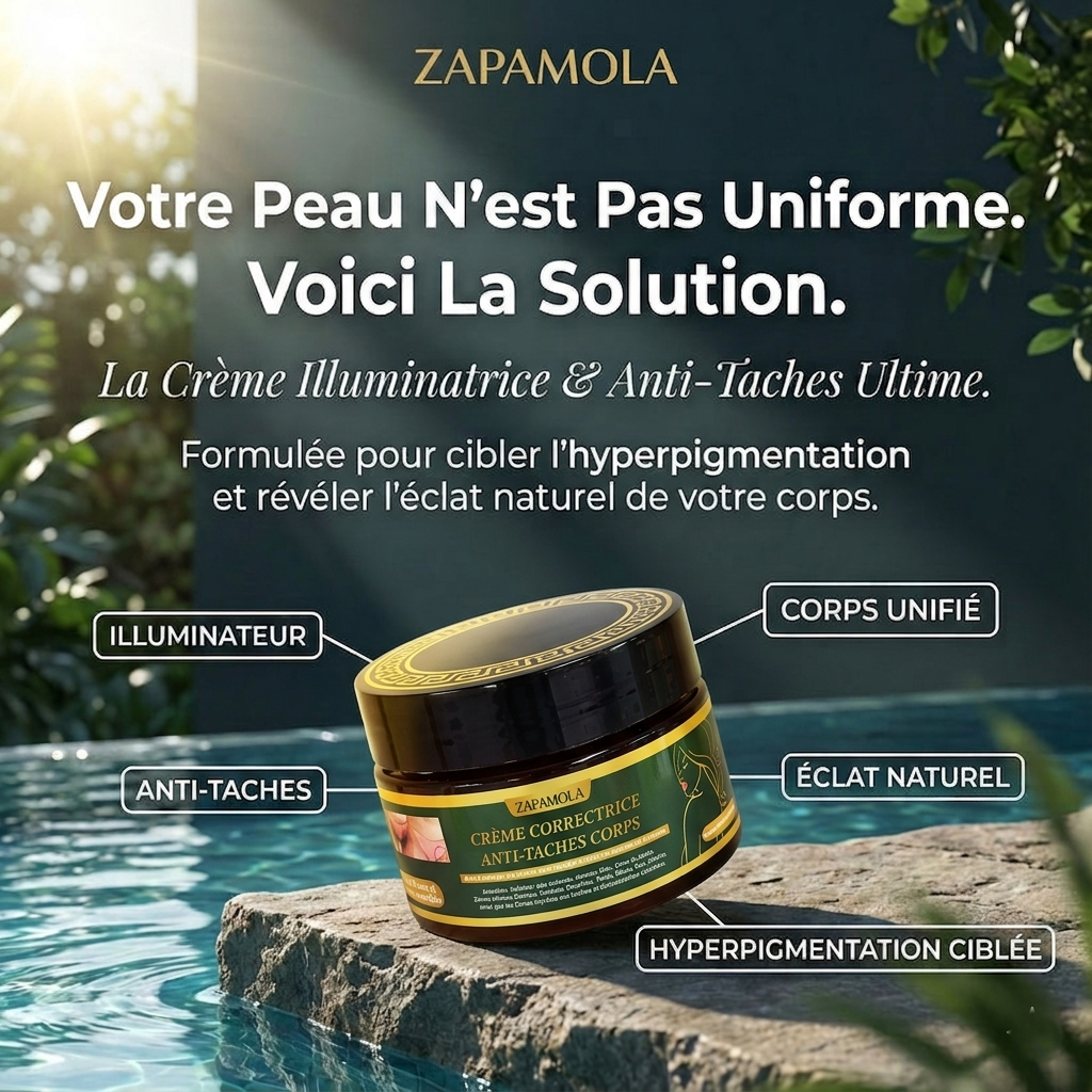 Crème Correctrice Anti-Taches Corps  (Hyperpigmentation - Tous types de Peaux )