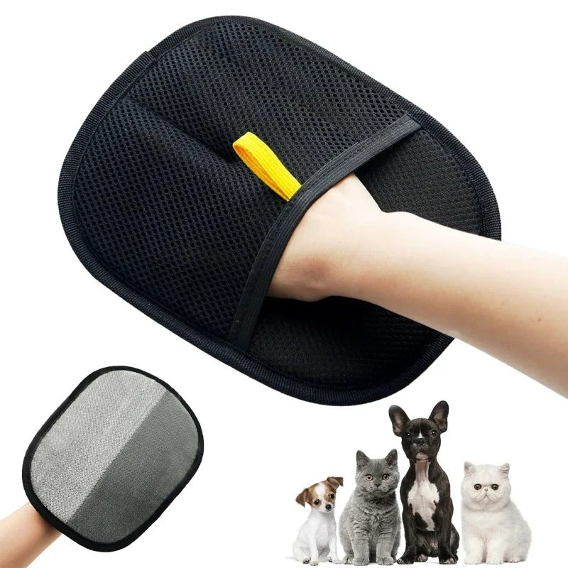 Tierhaar-Entferner Handschuh ZAPAMOLAClean™ – Aktion: 1 Kaufen = 1 Gratis | Waschbar & Wiederverwendbar, Fellpflege-Bürste für Hunde & Katzen, Entfernt Haare von Sofa, Teppich & Kleidung