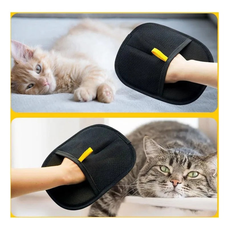 Tierhaar-Entferner Handschuh ZAPAMOLAClean™ – Aktion: 1 Kaufen = 1 Gratis | Waschbar & Wiederverwendbar, Fellpflege-Bürste für Hunde & Katzen, Entfernt Haare von Sofa, Teppich & Kleidung